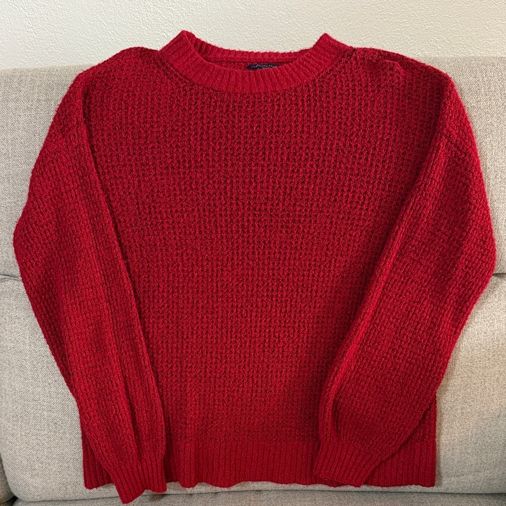 Women’s Red Knit Sweater American Eagle - size M